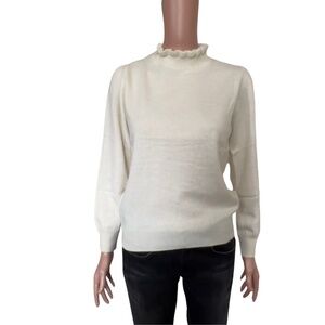 Lea & Viola Ivory Cashmere Sweater